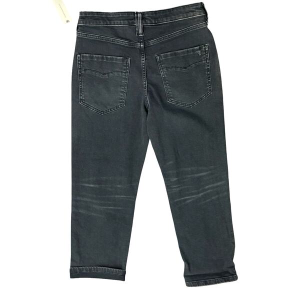 Pilcro Anthropologie Charcoal Gray High Rise Stretch Slim Crop Jeans Size 27 - Picture 6 of 12